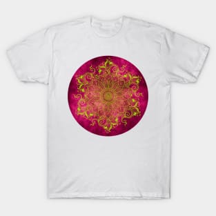 Mandala Pink Lemon T-Shirt